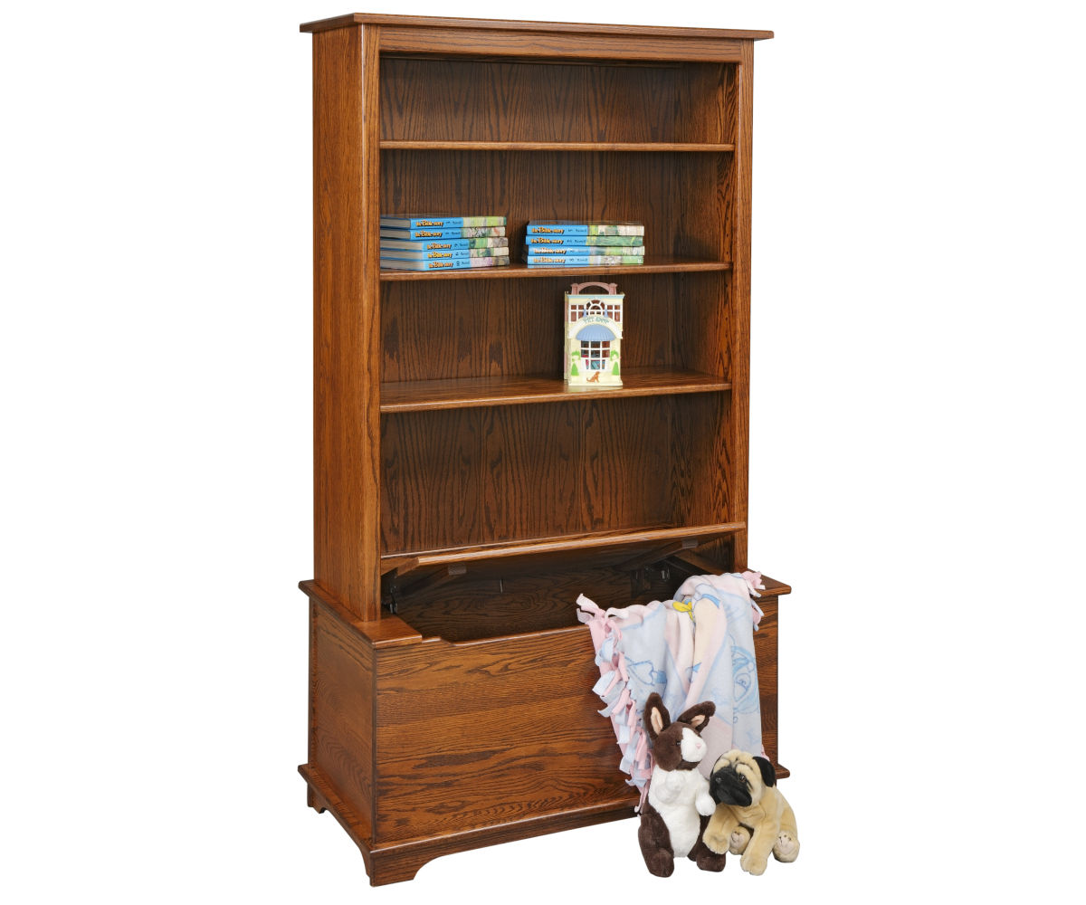 Bookcase W/Toy Box Stutzman's Amish Furniture