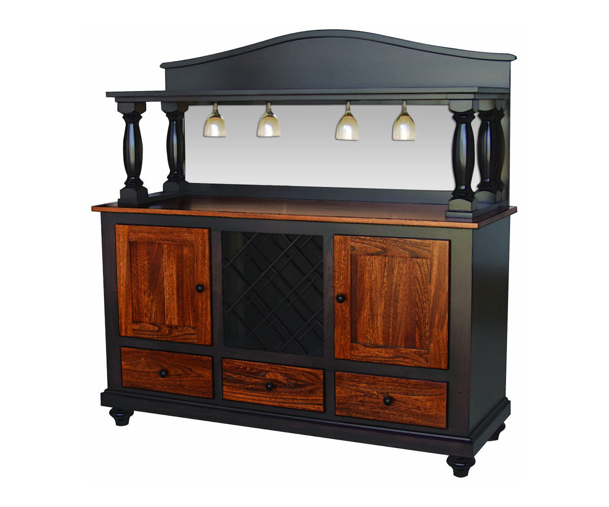 Deluxe Wine Buffet Stutzman's Amish Furniture