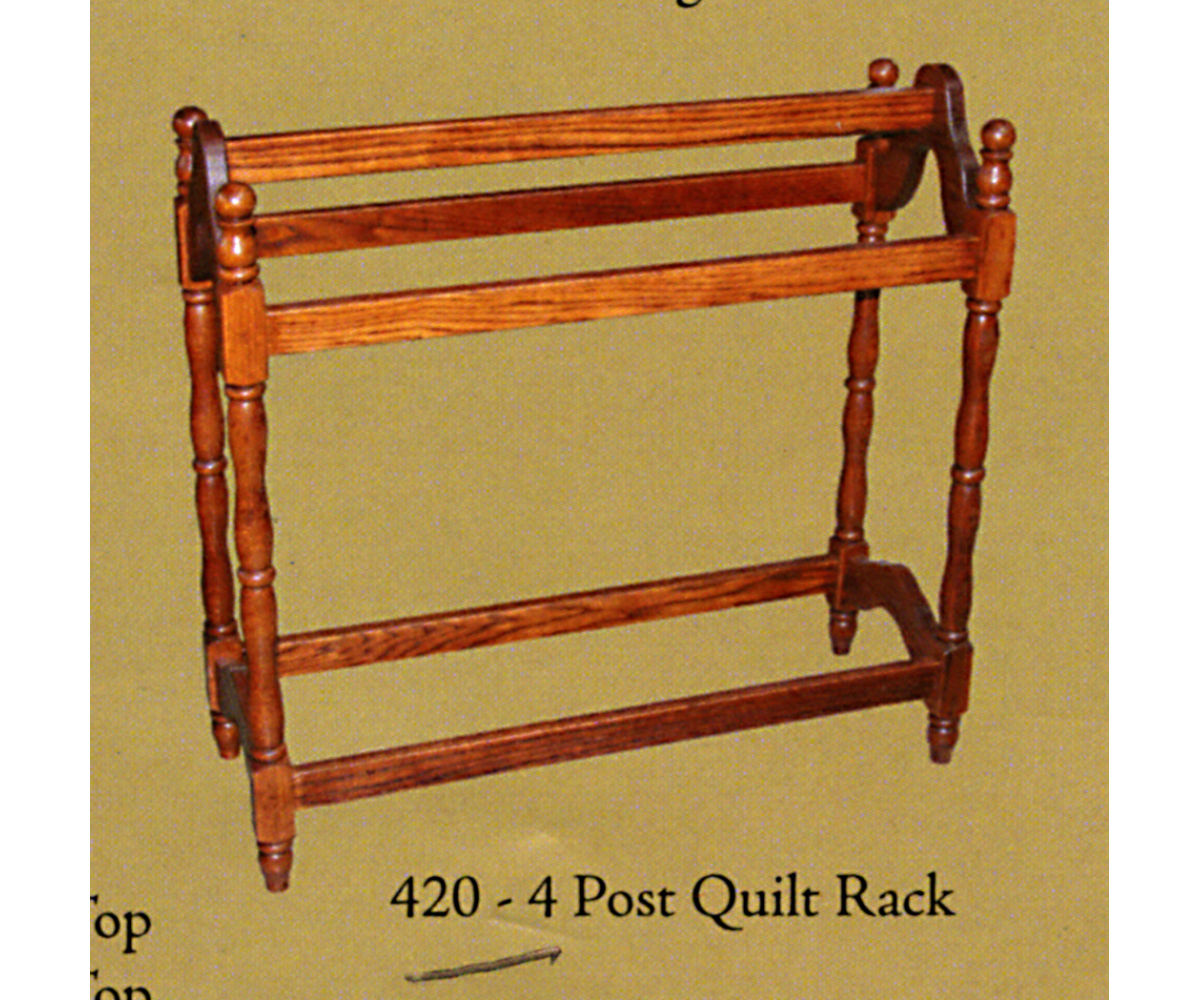4 Post Quilt Rack Stutzman's Amish Furniture