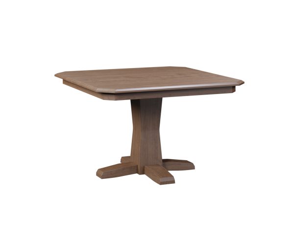 Bevel Shaker Single Pedestal Table
