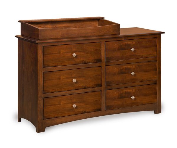 Monterey 6 Drawer Dresser With Changing Box Top Option