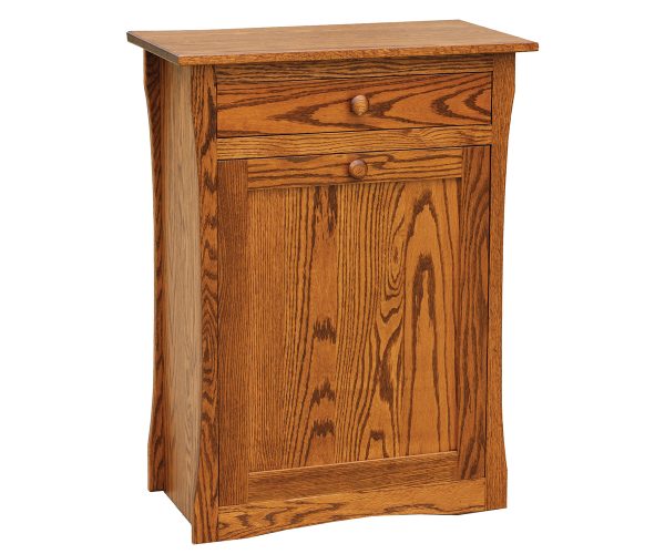 Tilt Out Trash Bin with Drawer