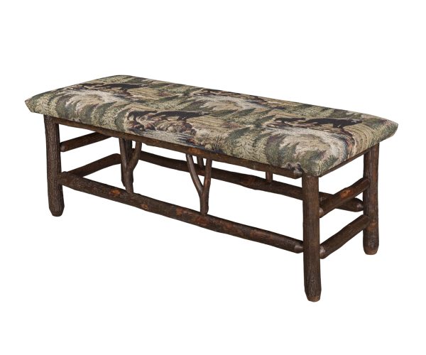 48" Bench With Fabric Seat