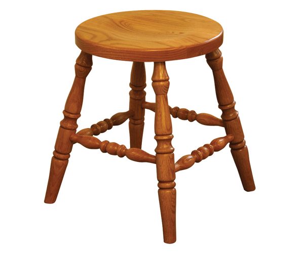 18" Swivel Bar Stool - Turned Leg