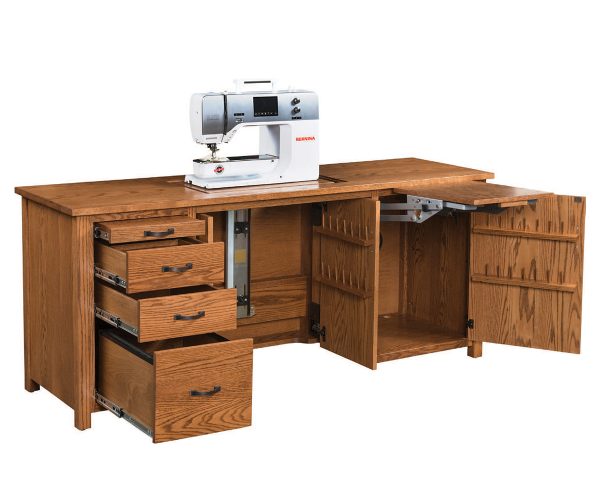 Flat Top Sewing Cabinet