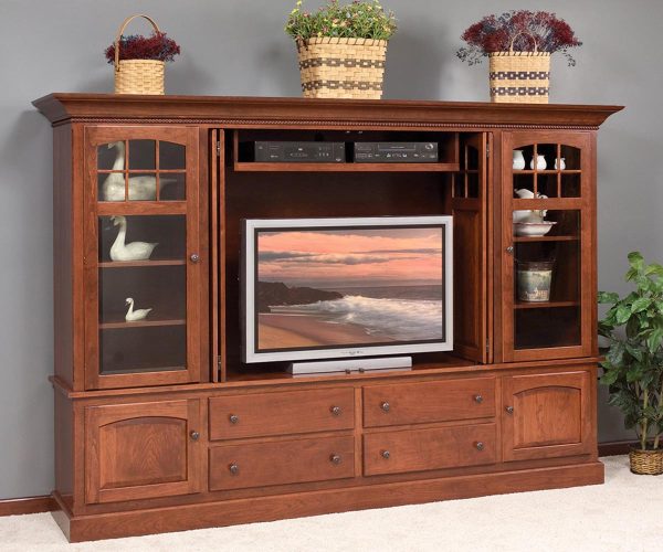 Deluxe TV Cabinet With 2 Stereo Sides
