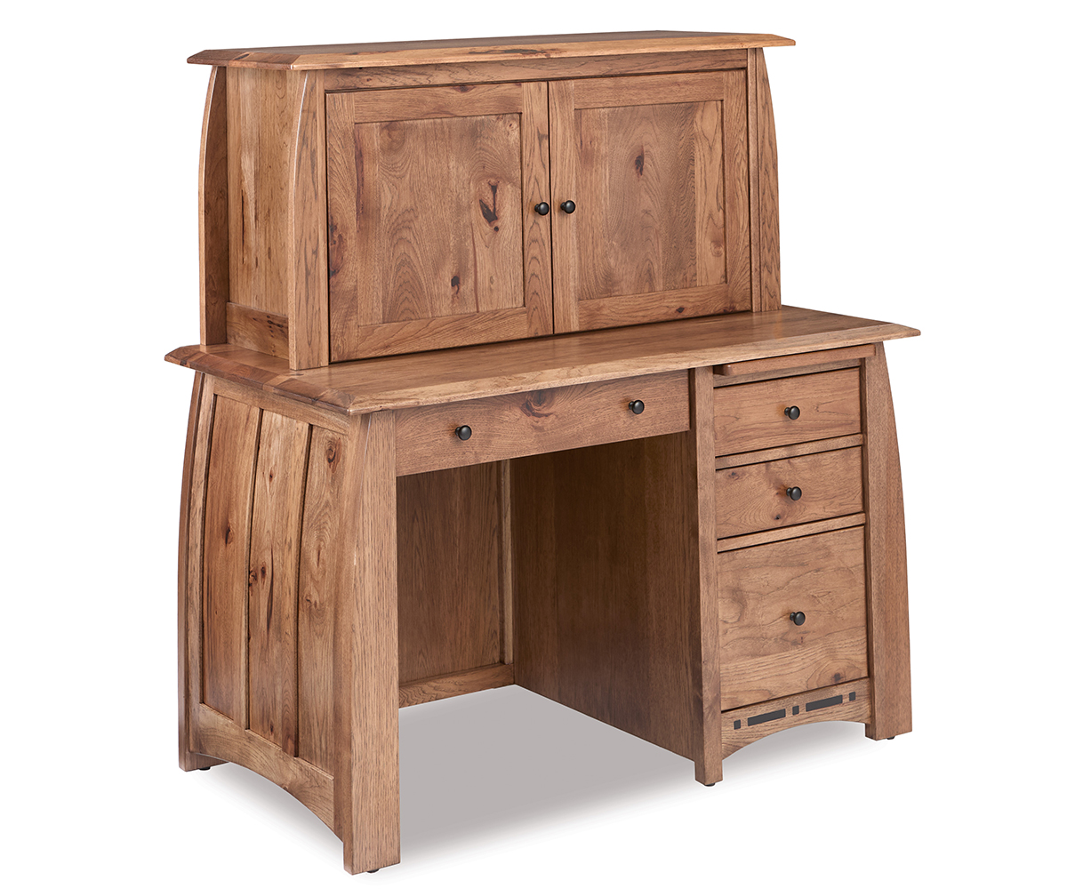 Boulder Creek Desk With Hutch