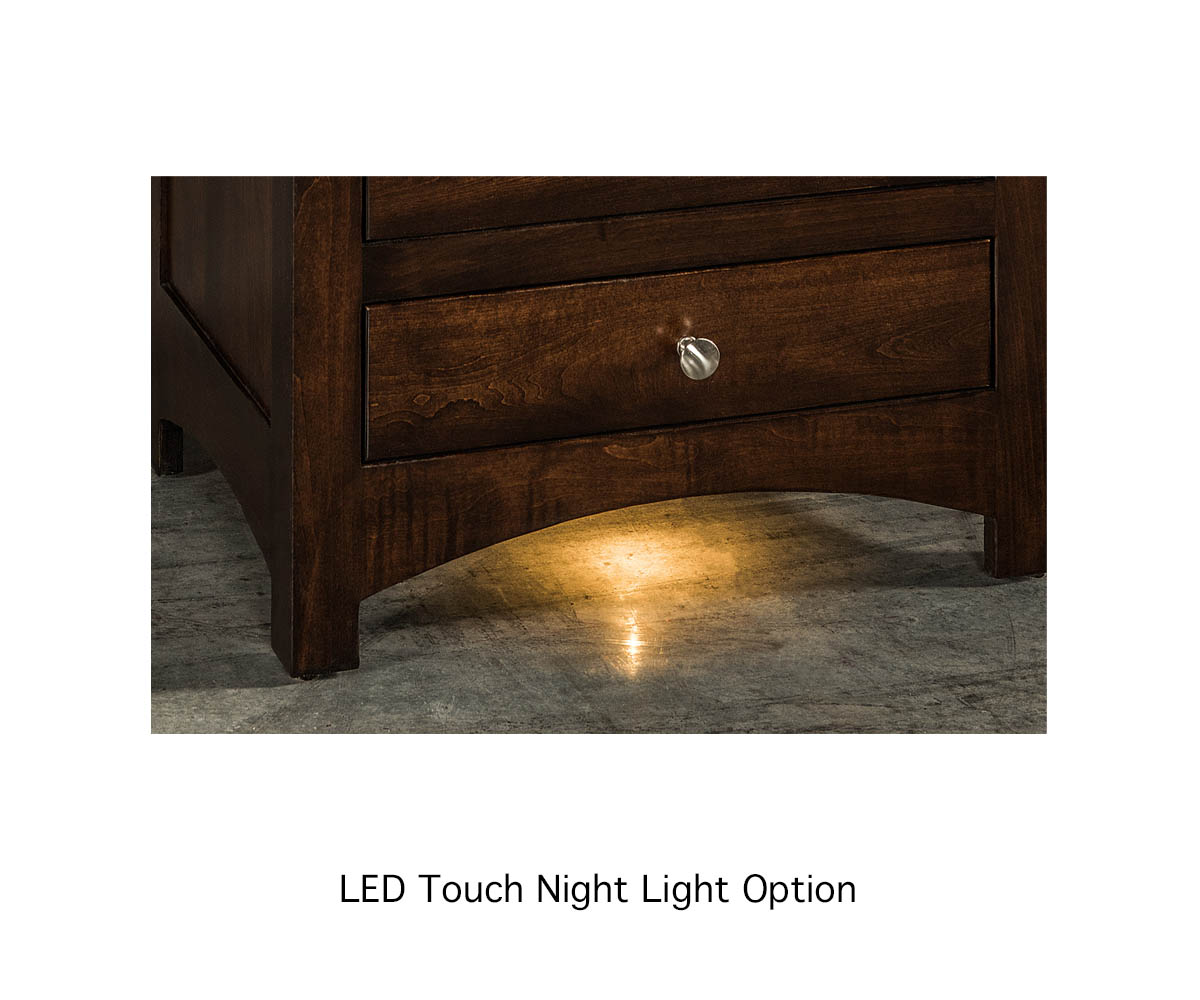 Burlington 1 Drawer, 1 Door Nightstand - Image 4