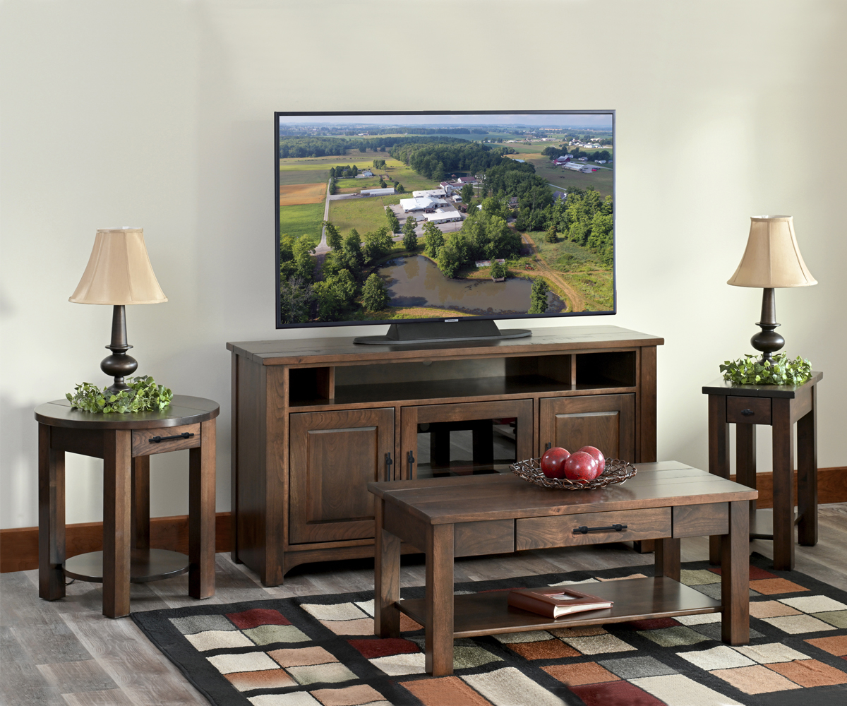 Barn Loft Round End Table - Image 4