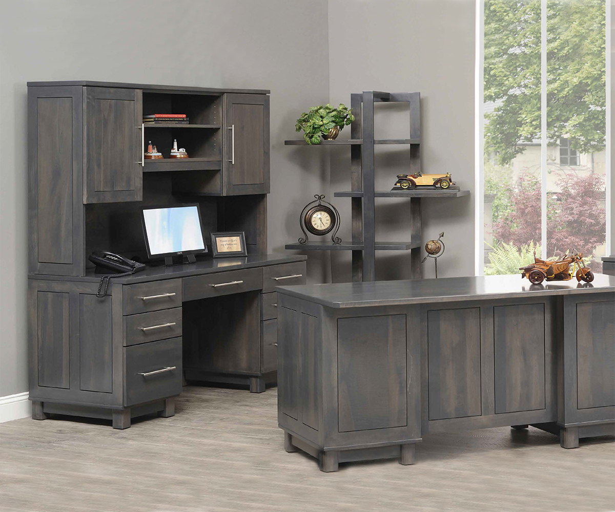 La-Salle Urban L-Desk With Hutch - Image 5