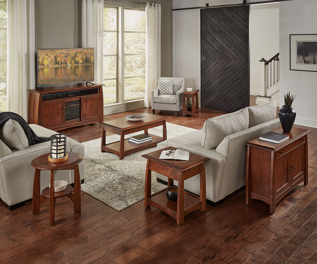 Boulder Creek Round End Table - Image 2
