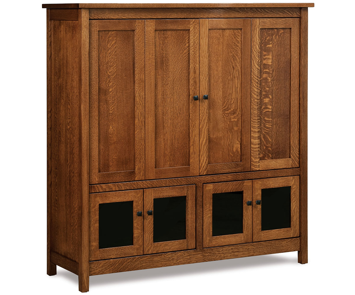 Centennial Entertainment Center with Doors