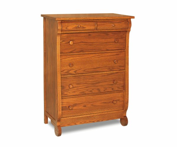 Old Classic Sleigh 6 Drawer Chest