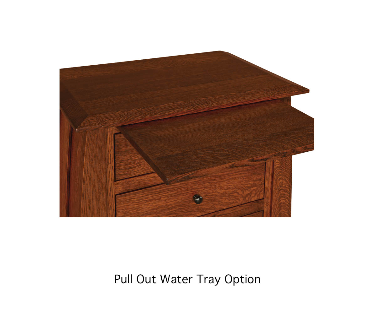 Heritage 2 Drawer Open Nightstand - Image 4