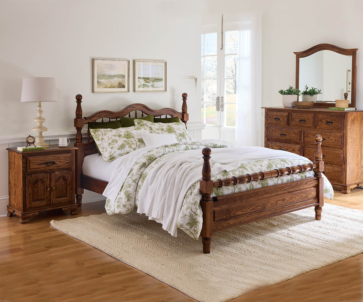 Heritage 1 Drawer Nightstand - Image 5