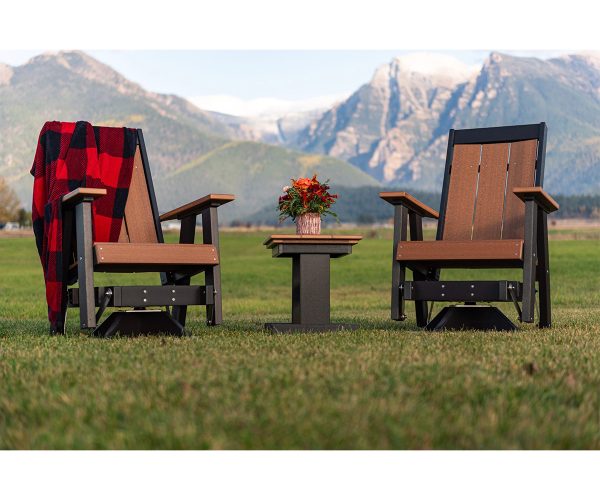 Urban Swivel Glider 2' Set with End Table